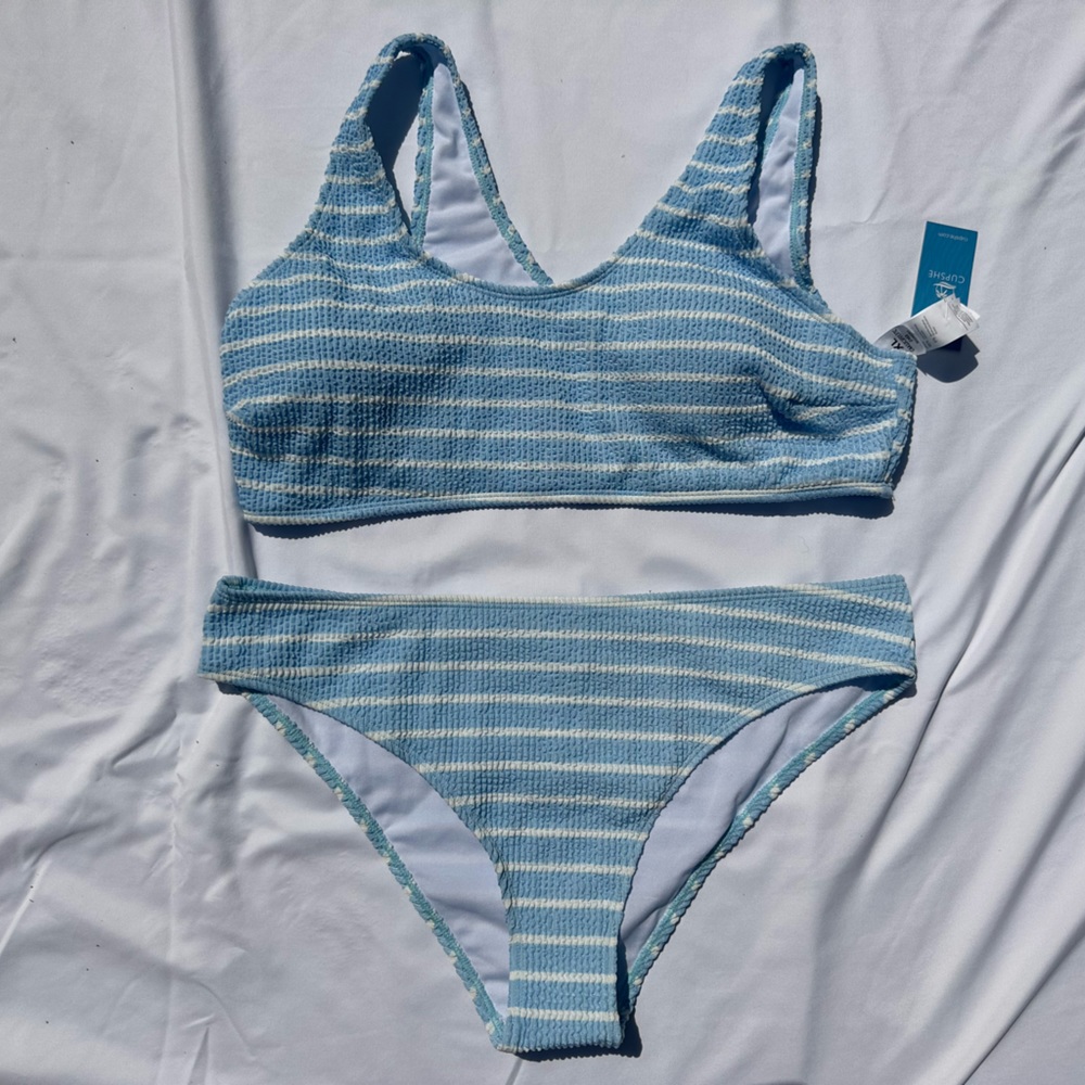 XL textured bikini set!